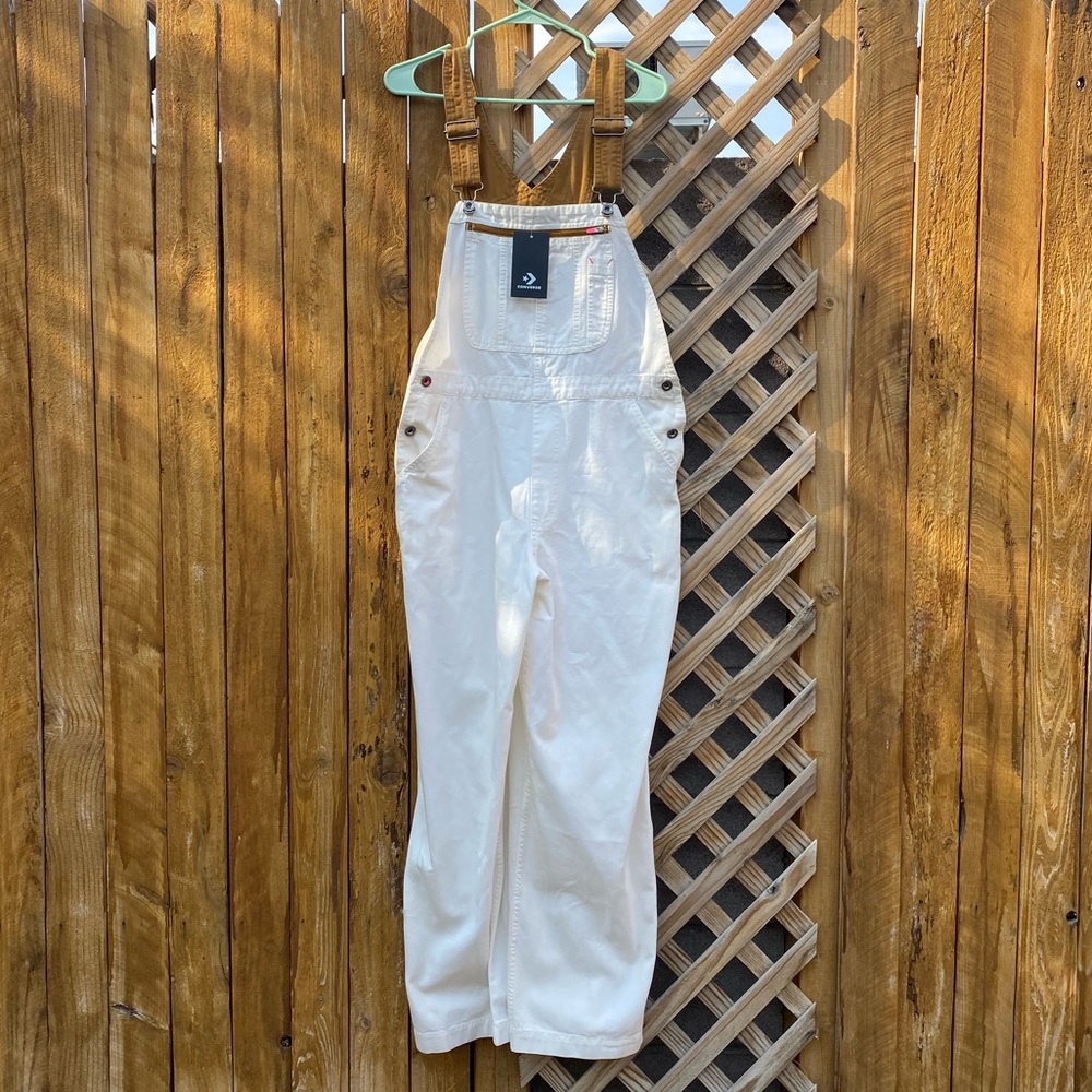 Converse White Overalls